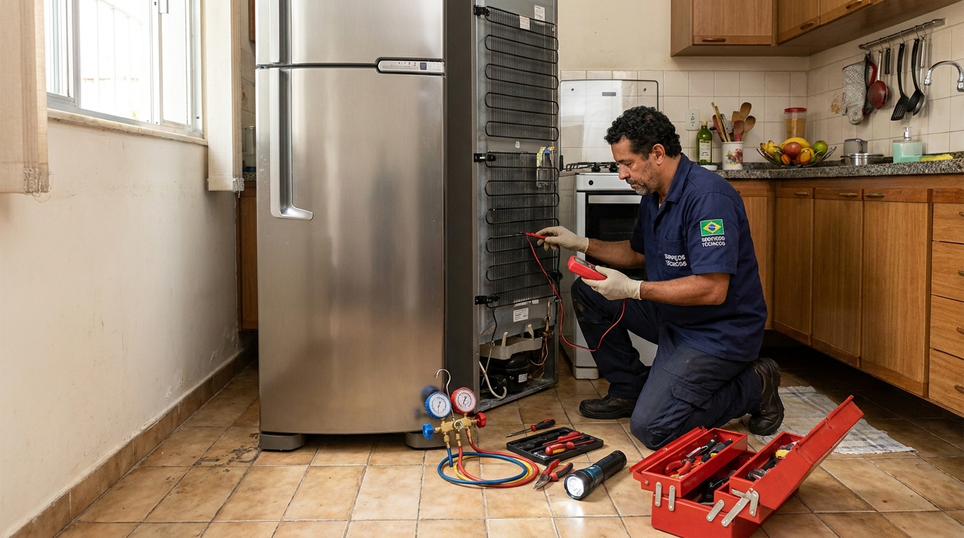 Manutenção na refrigeração em Marília-SP